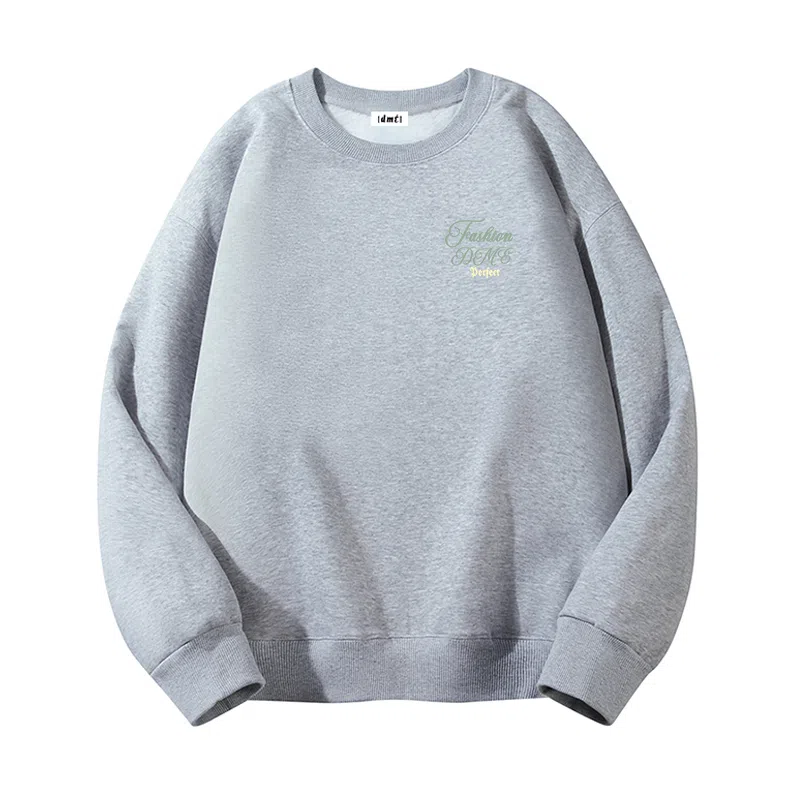 【dme】 圆领字母印花宽松舒适休闲长袖卫衣 男女同款