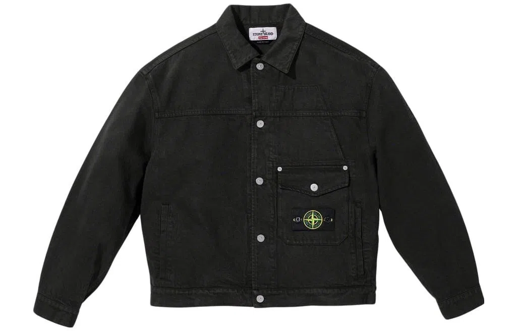 Supreme x Stone Island FW23 Denim Trucker Jacket