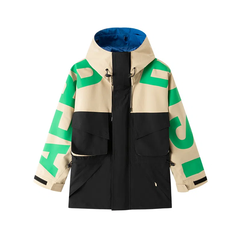 阿尔卑斯 防风防水胶印夹克 男款 风衣外套男秋冬户外壳