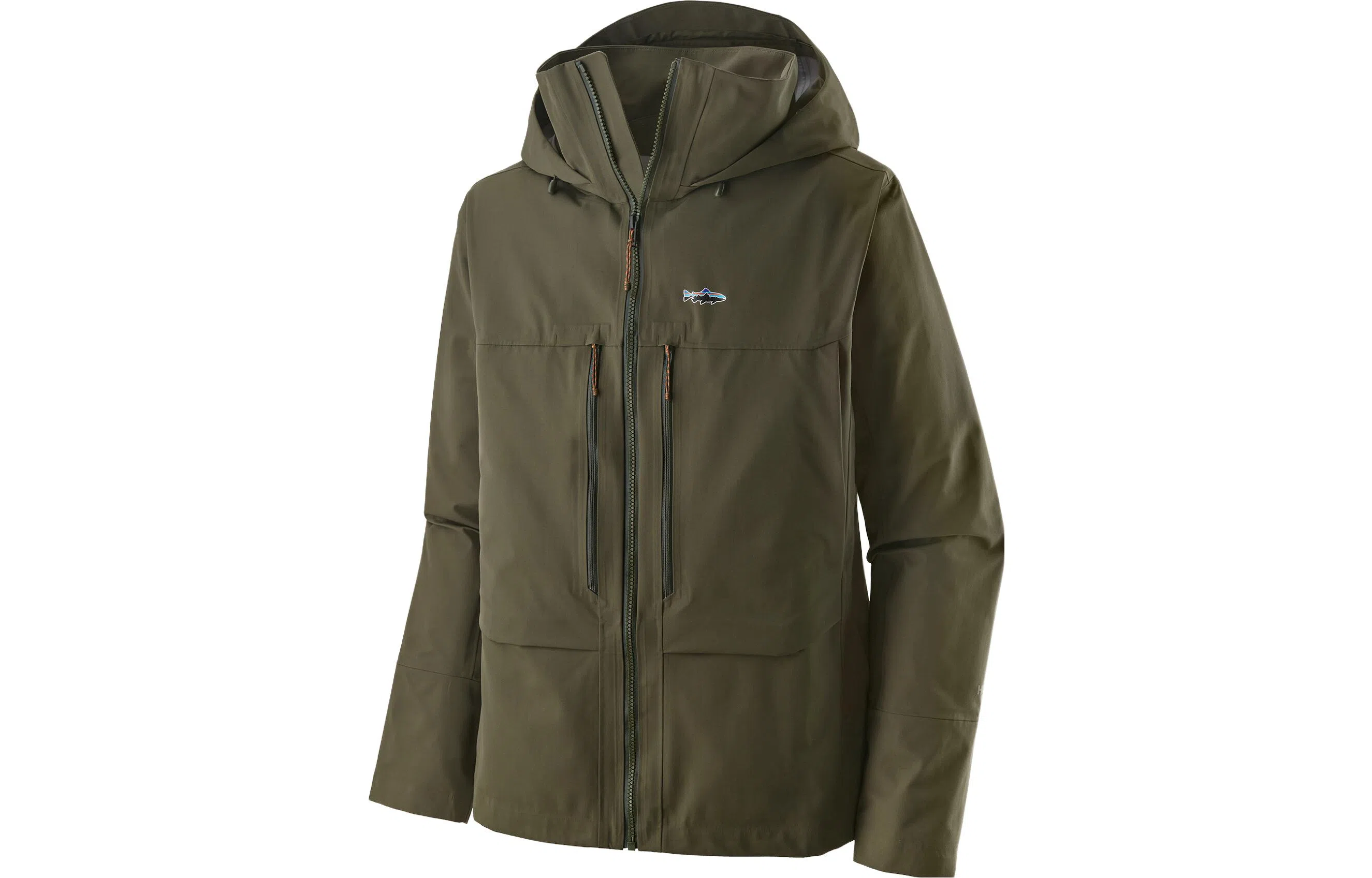 patagonia Men's Swiftcurrent Wading Jacket Logo