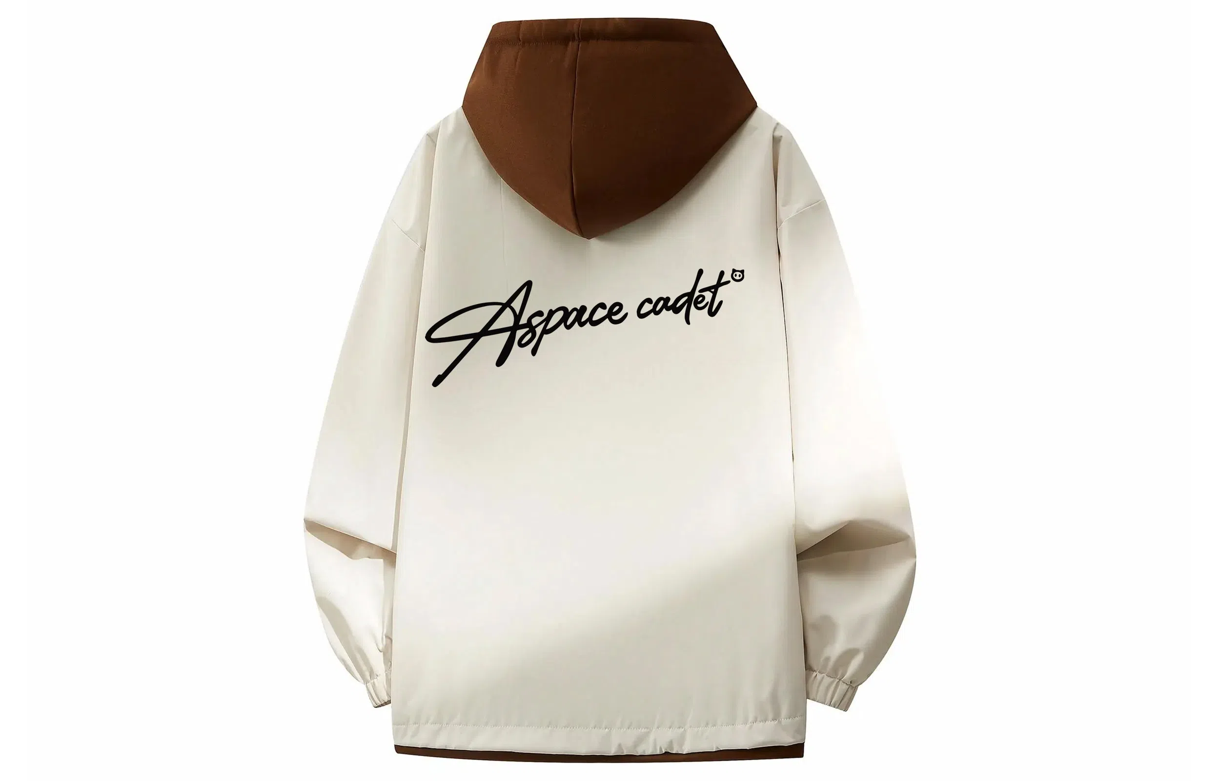 王者荣耀 鲁班七号星空梦想款 美式复古学院风连帽假两件拼接撞色创意字母宽松基础款山系户外休闲日常百搭舒适夹克外套 男女同款