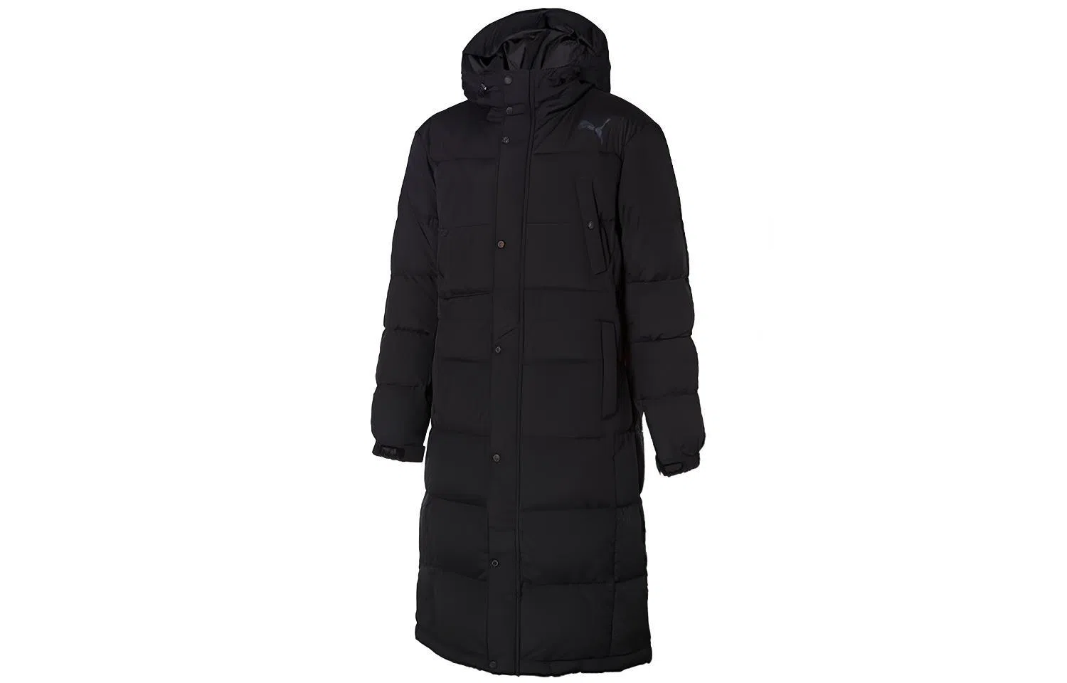 Puma Long Down Coat Black