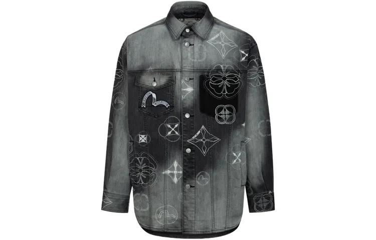 EVISU Denim Jacket Black