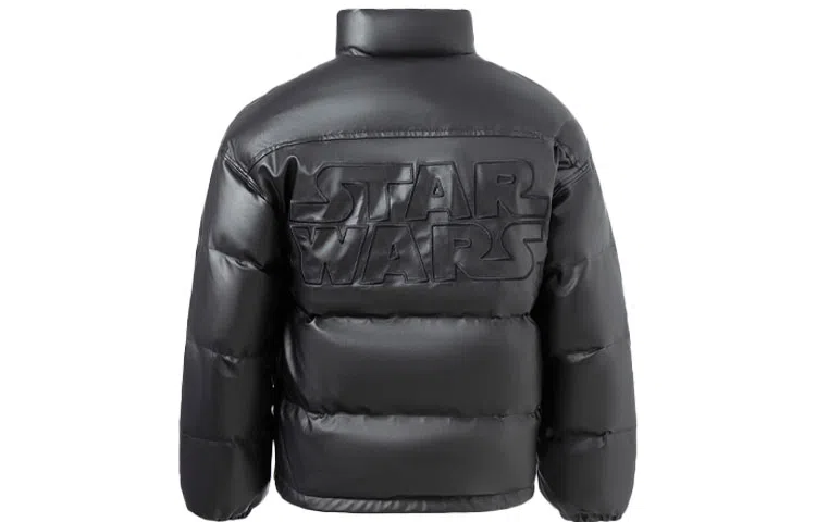 LiNing x Star Wars Logo Puffer Jacket Black