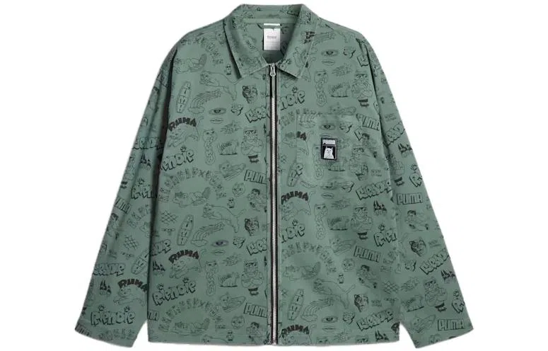 PUMA x RIPNDIP SS23 Cartoon Print Twill Jacket