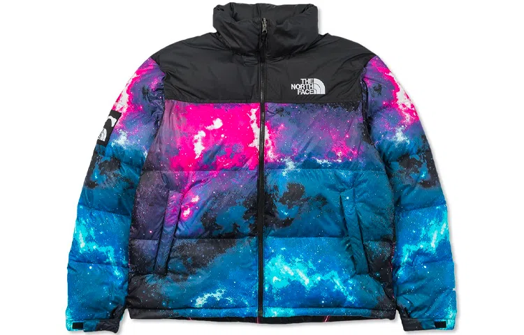 The North Face x Invincible Neon Pattern Full-Zip Down Jacket