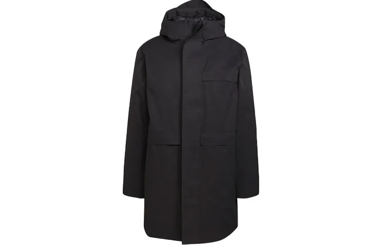 Y-3 Zip Windproof Down Jacket Black