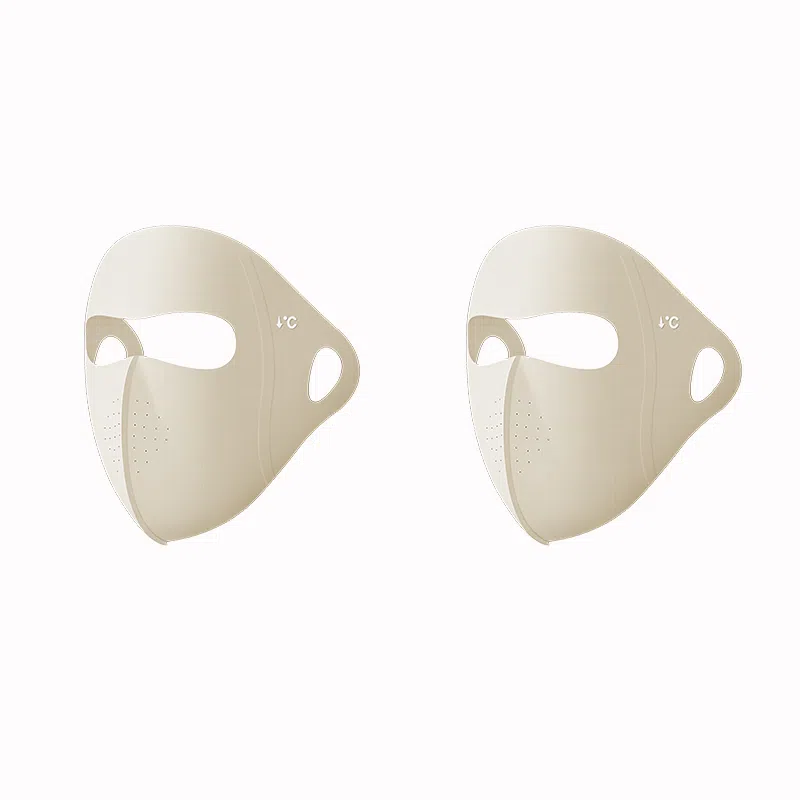 稻草人 夏季全脸防紫外线 护眼角 简约百搭 户外骑车开车遮阳 棉 防晒面罩 女款