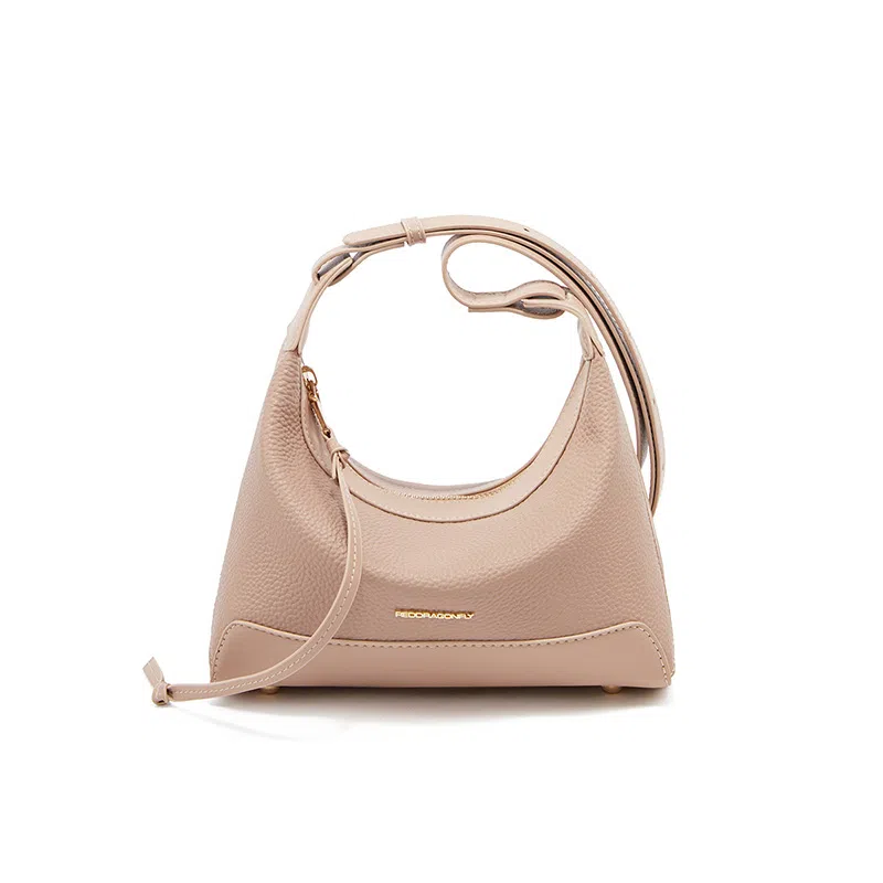 红蜻蜓 潮流百搭通勤时尚简约 牛皮 单肩包 女款 多色