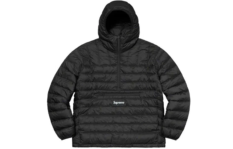 Supreme Micro Down Half Zip Hooded Pullover