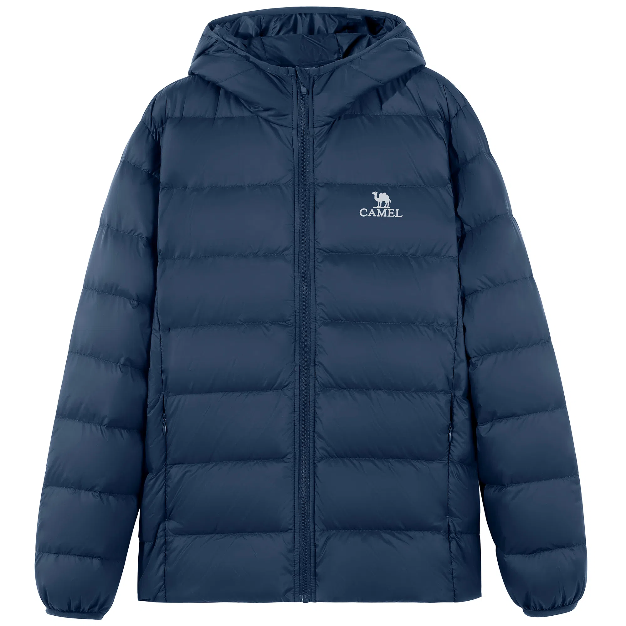 CAMEL Warm Fleece Hoodie Down Jacket