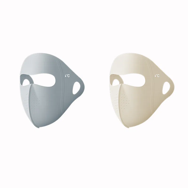 稻草人 夏季全脸防紫外线 护眼角 简约百搭 户外骑车开车遮阳 棉 防晒面罩 女款