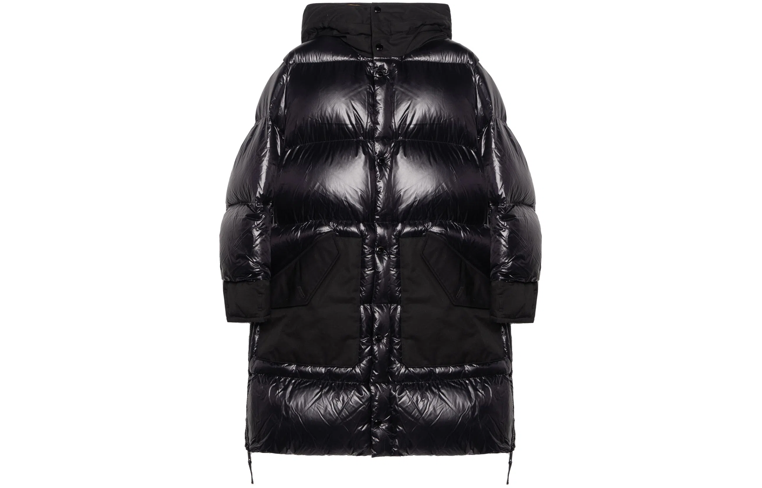Burberry Hooded Down Jacket Black