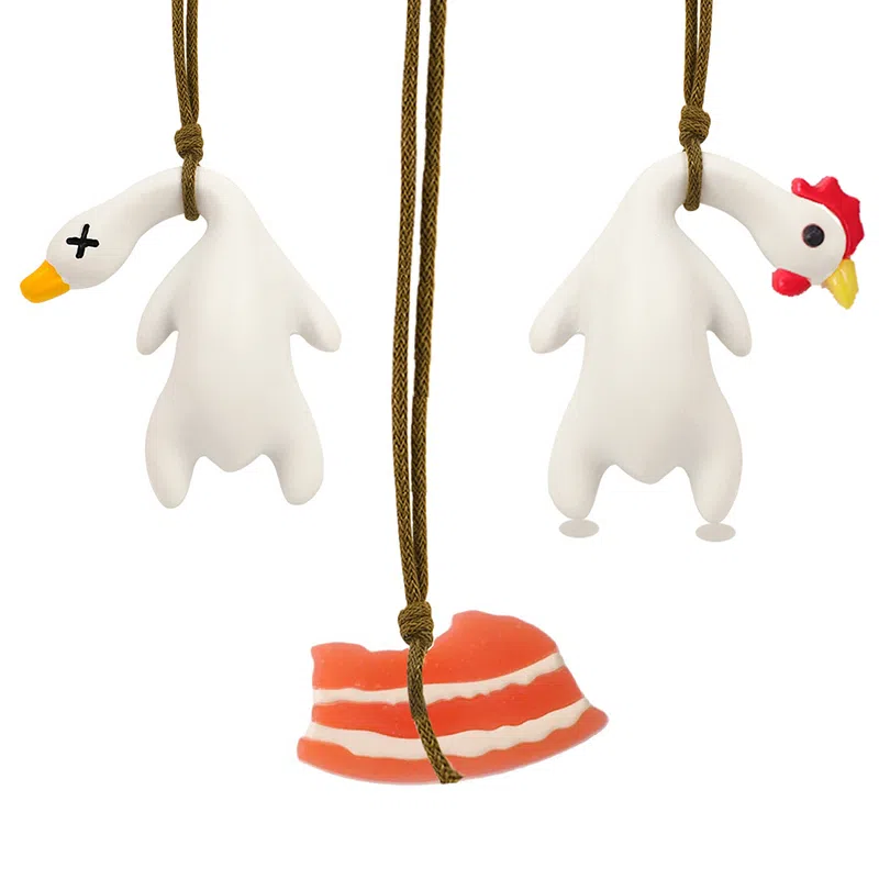 【不晒黑神器 全家桶】 千桐 有紫外线就变色 卡通治愈 创意手机绳包包 行李箱 卡通玩偶 亚克力 挂件 男女同款情侣款