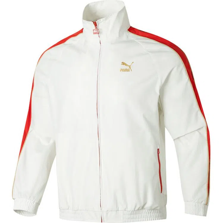 PUMA Colorblock Jacket White