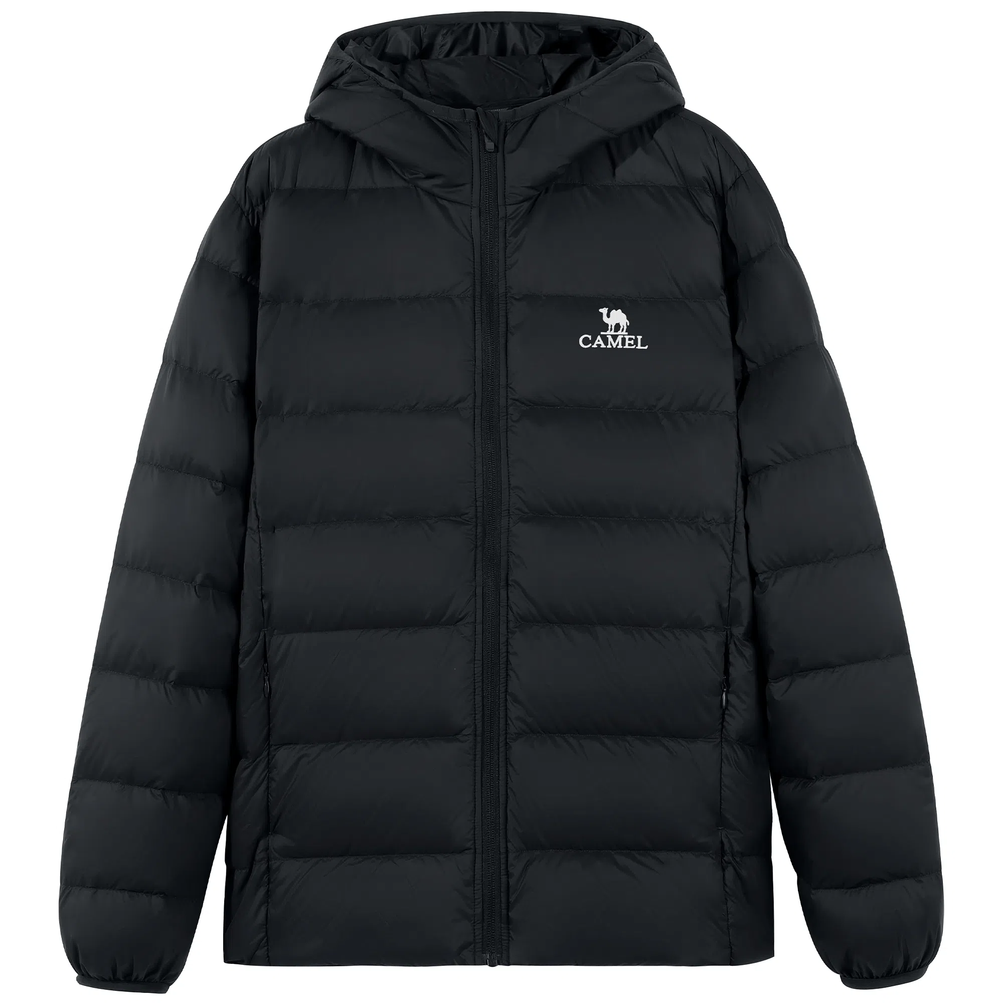 CAMEL Warm Fleece Hoodie Down Jacket