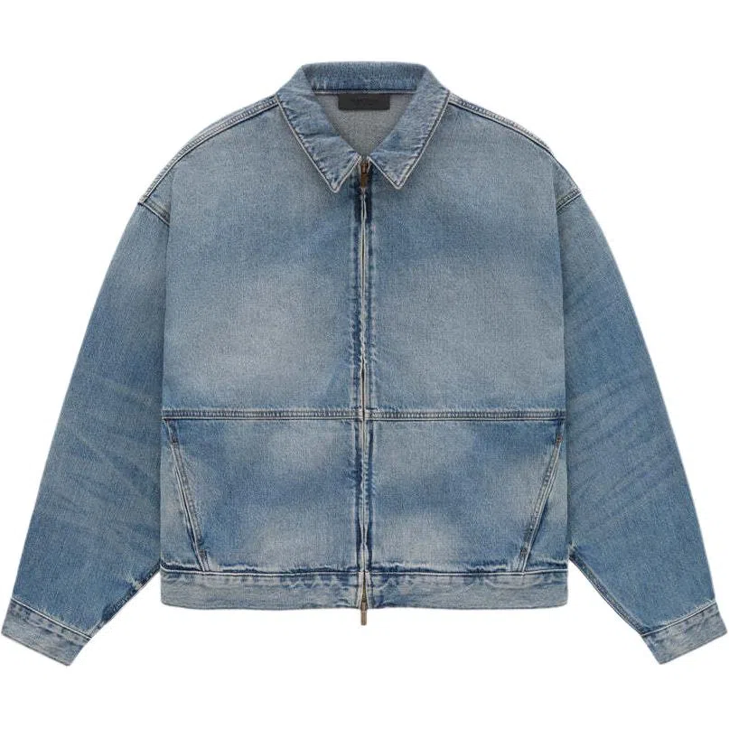 Fear of God Essentials Denim Jacket Med Wash
