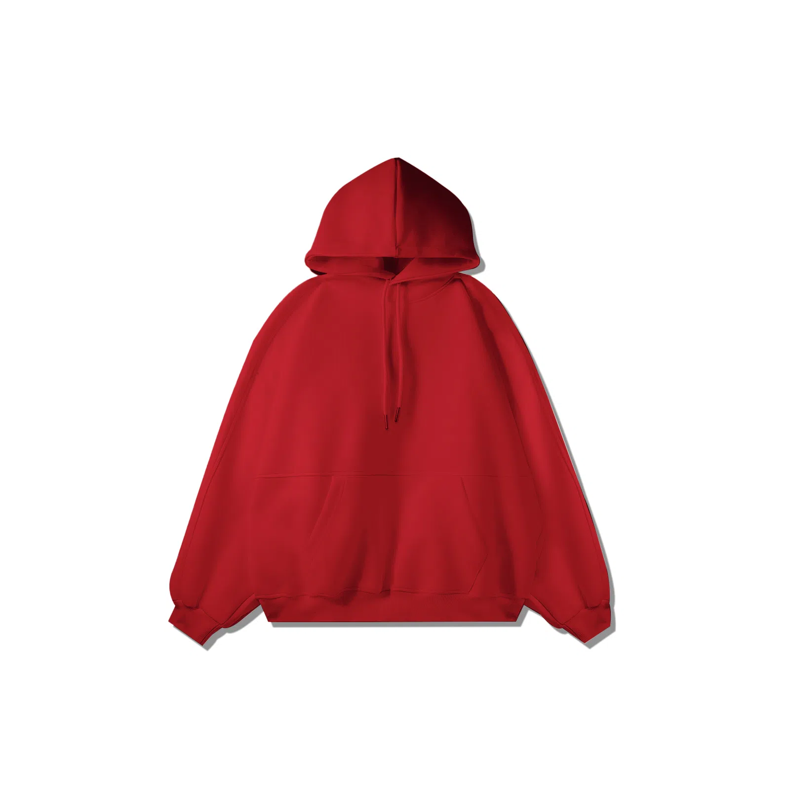 我是大卫 韩系套头连帽纯色上衣宽松小众设计感重磅卫衣 男女同款