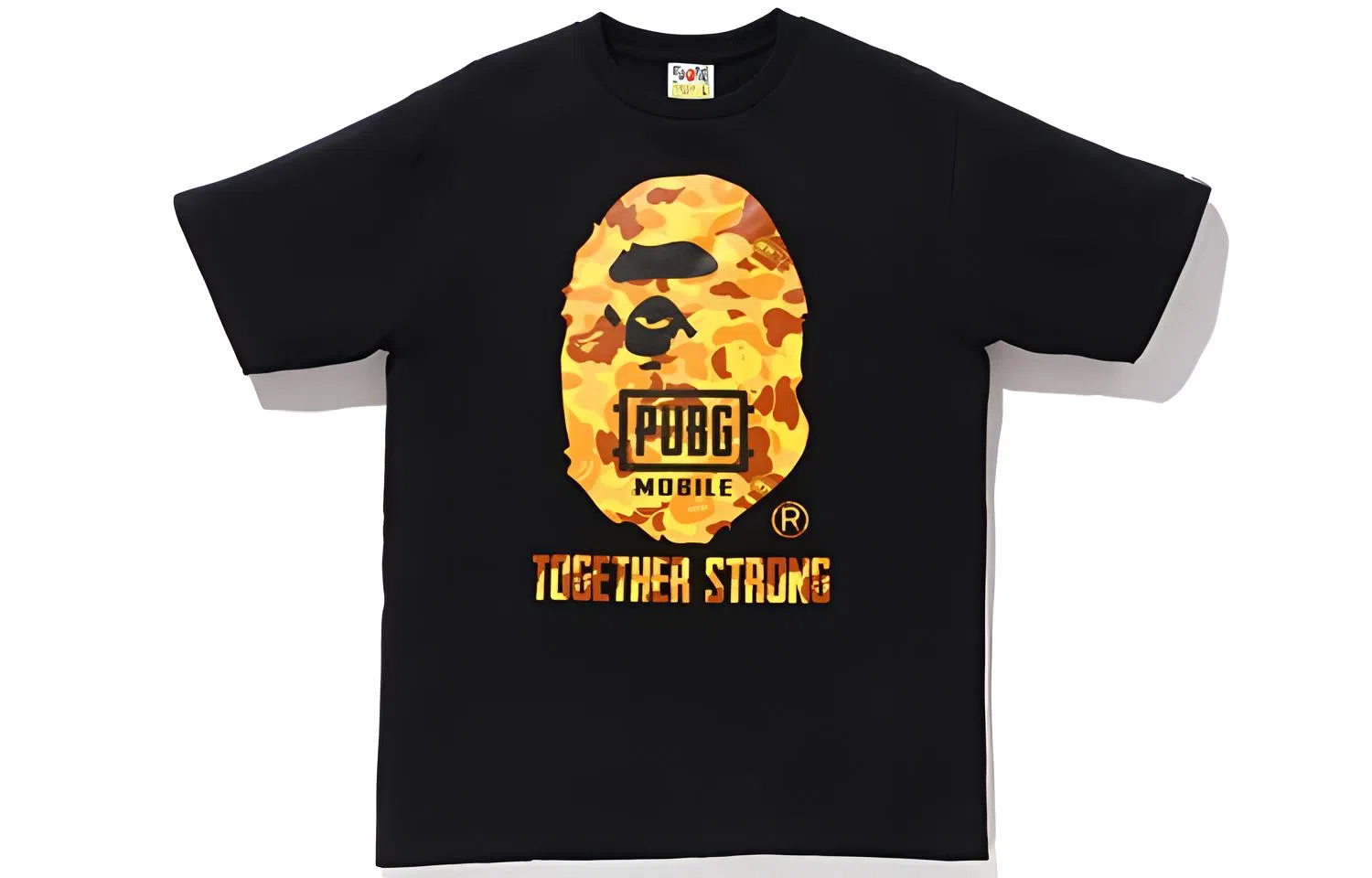 A BATHING APE x PUBG Tee Orange
