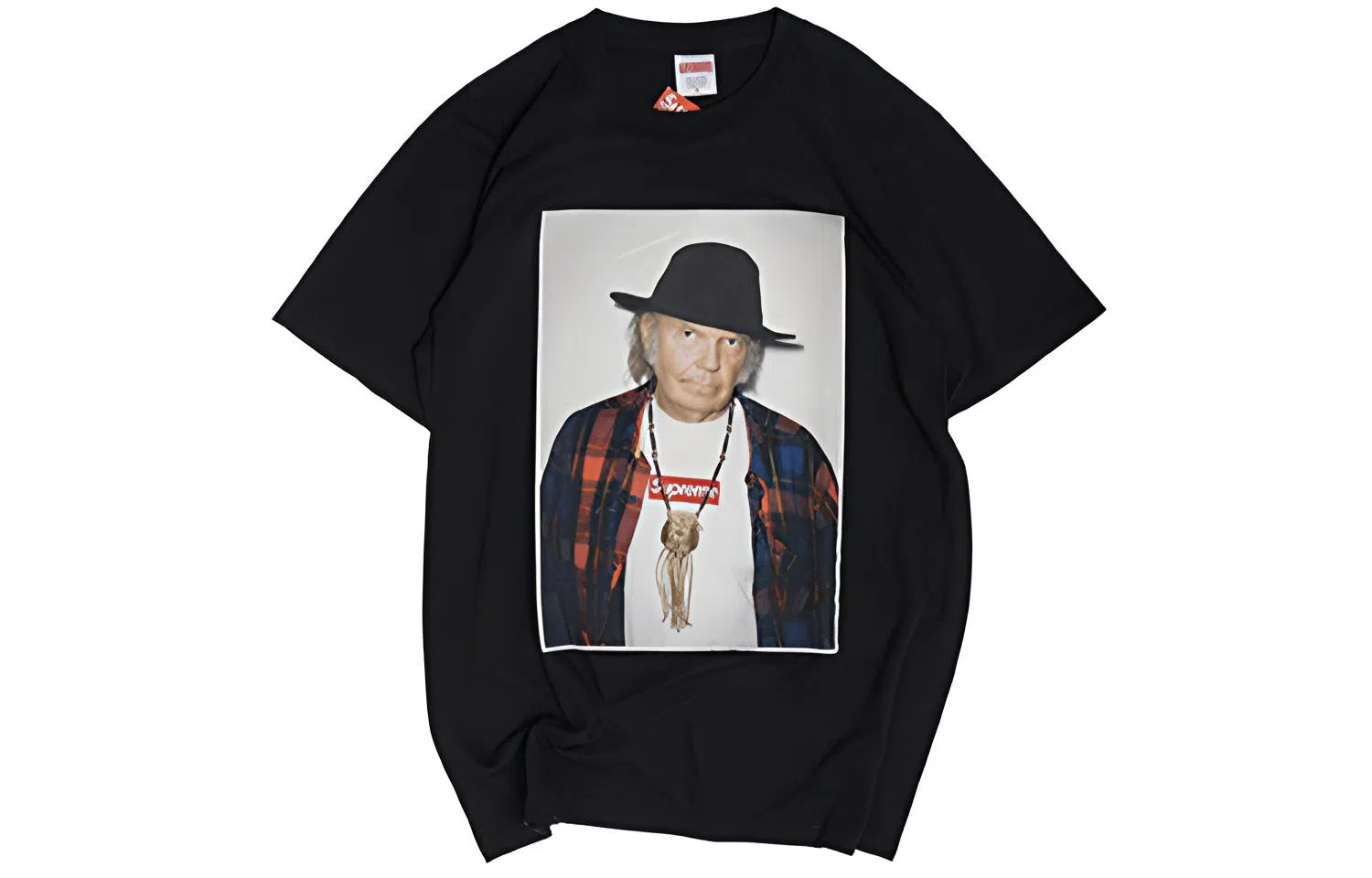 Supreme SS15 Neil Young Tee Black