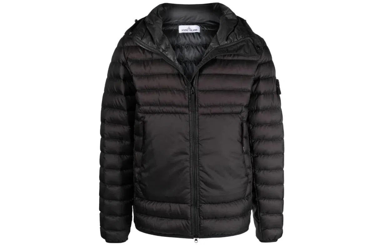 Stone Island Down Jacket Black