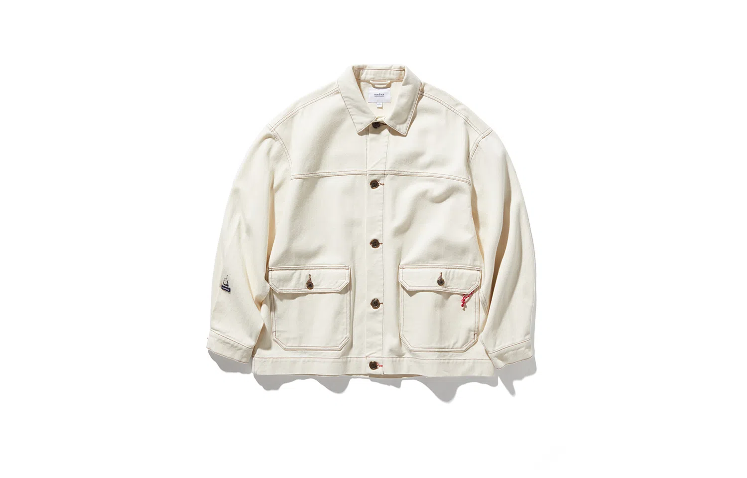 nautica white sail SS24 LOGO