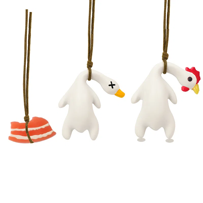 【不晒黑神器 全家桶】 零界 卡通治愈 创意包包 行李箱 卡通玩偶 亚克力 挂件 男女同款情侣款