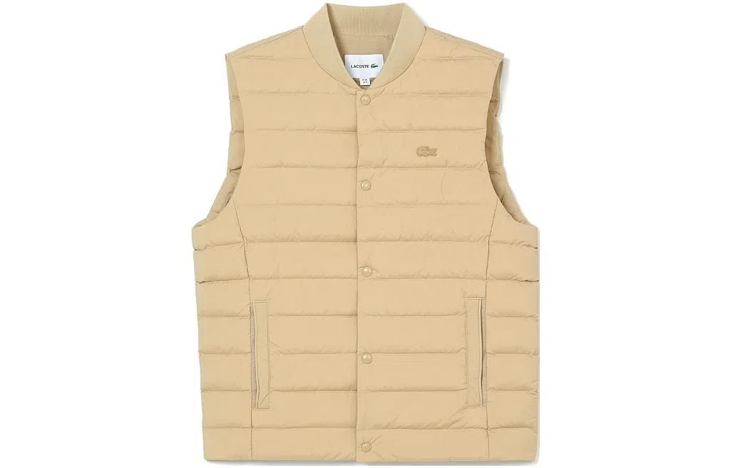 Lacoste V-Neck Vest Khaki