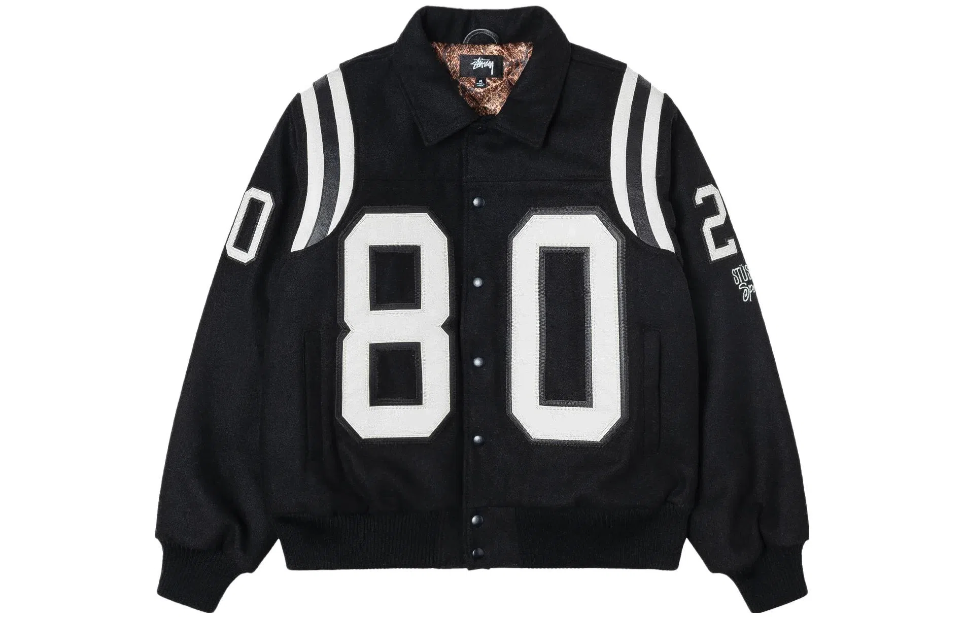 Stussy FW23 80 WOOL VARSITY JACKET 80
