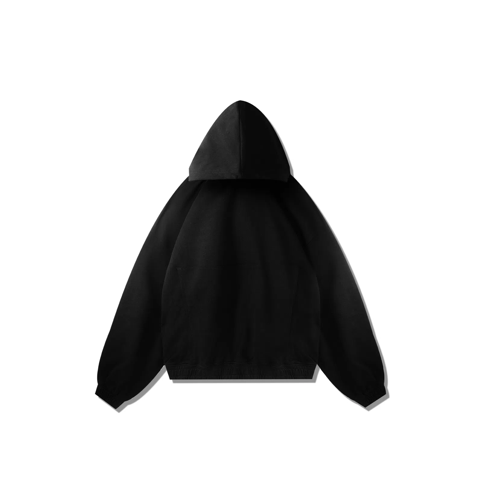 我是大卫 韩版高级感松紧收腰连帽休闲运动外套卫衣 男女同款