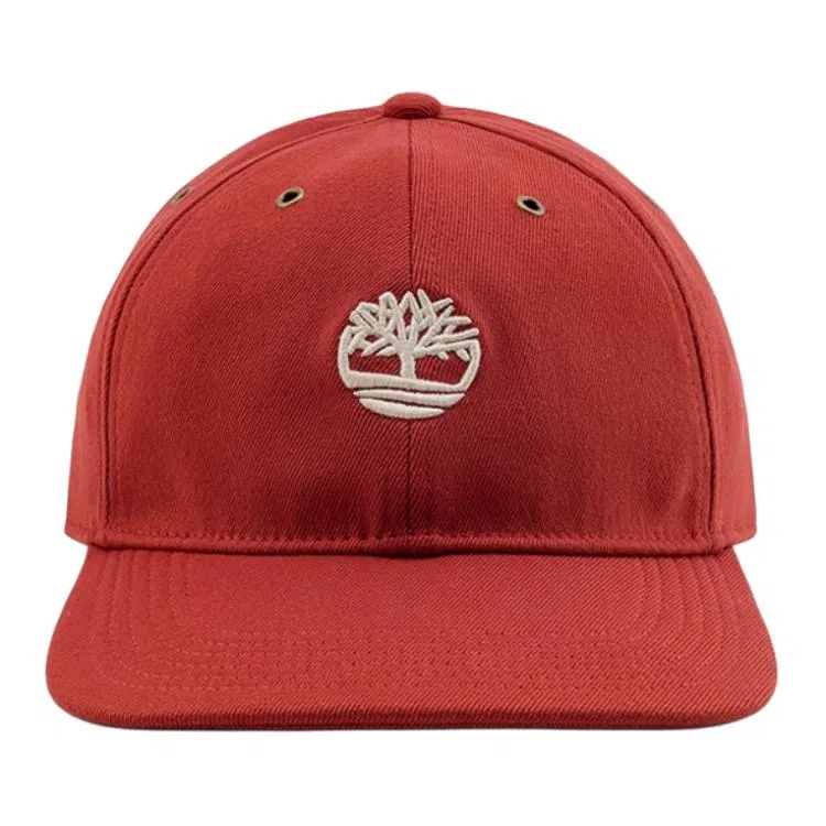 Timberland Logo Cap Brown Red