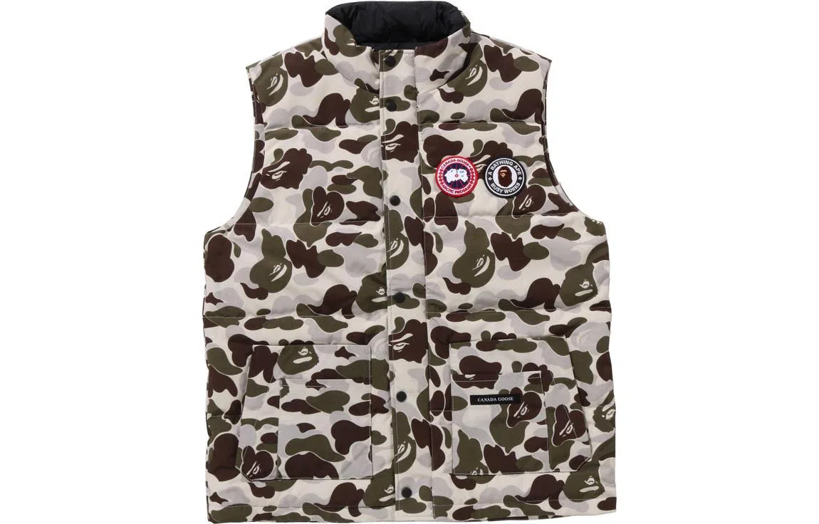 Canada Goose x BAPE FW23 Camo Vest Grey