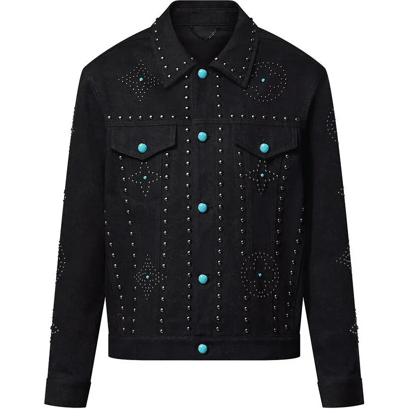 Louis Vuitton FW24 Black Denim Jacket