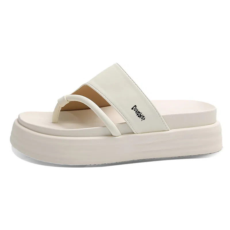 萌芽熊 时尚潮流 舒适百搭 静音防臭防磨防滑人字拖鞋 女款