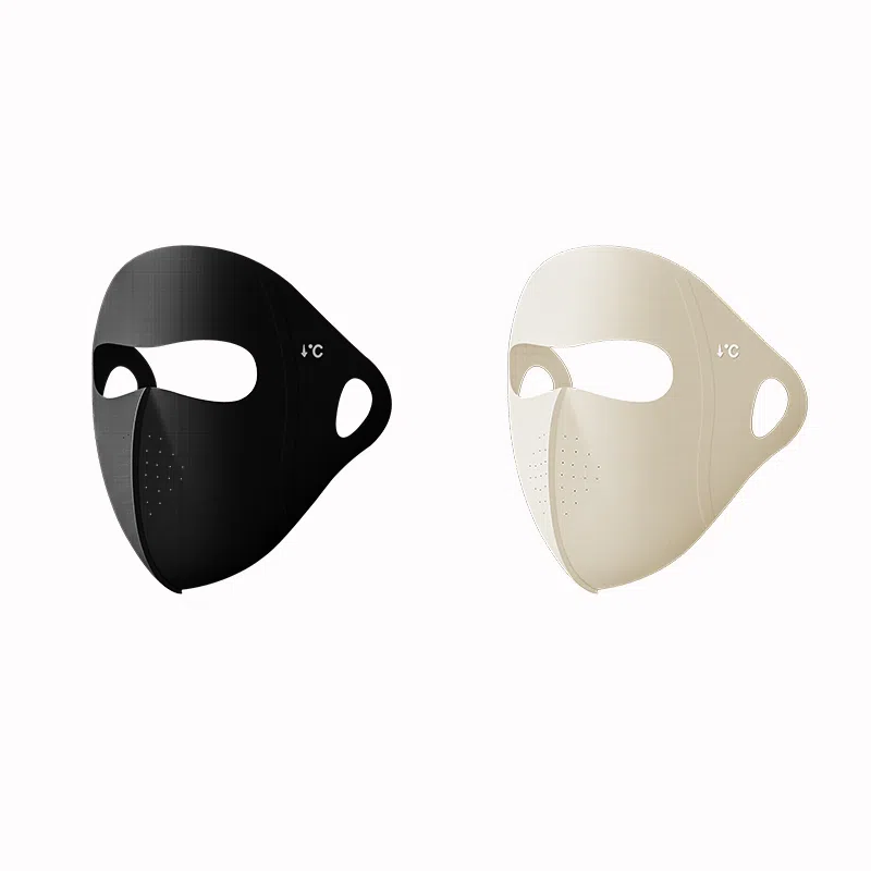 稻草人 夏季全脸防紫外线 护眼角 简约百搭 户外骑车开车遮阳 棉 防晒面罩 女款