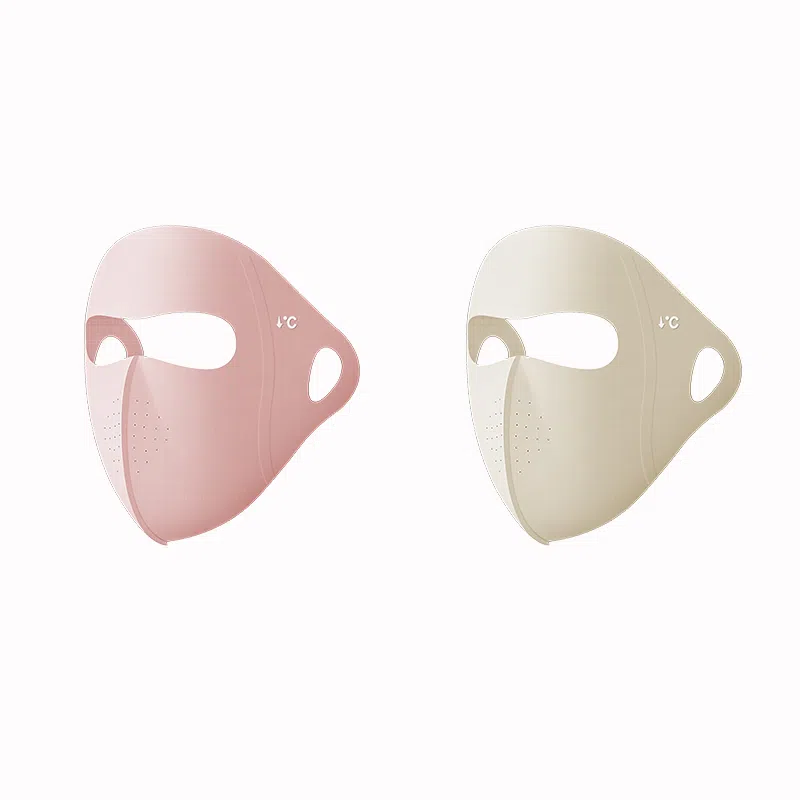 稻草人 夏季全脸防紫外线 护眼角 简约百搭 户外骑车开车遮阳 棉 防晒面罩 女款