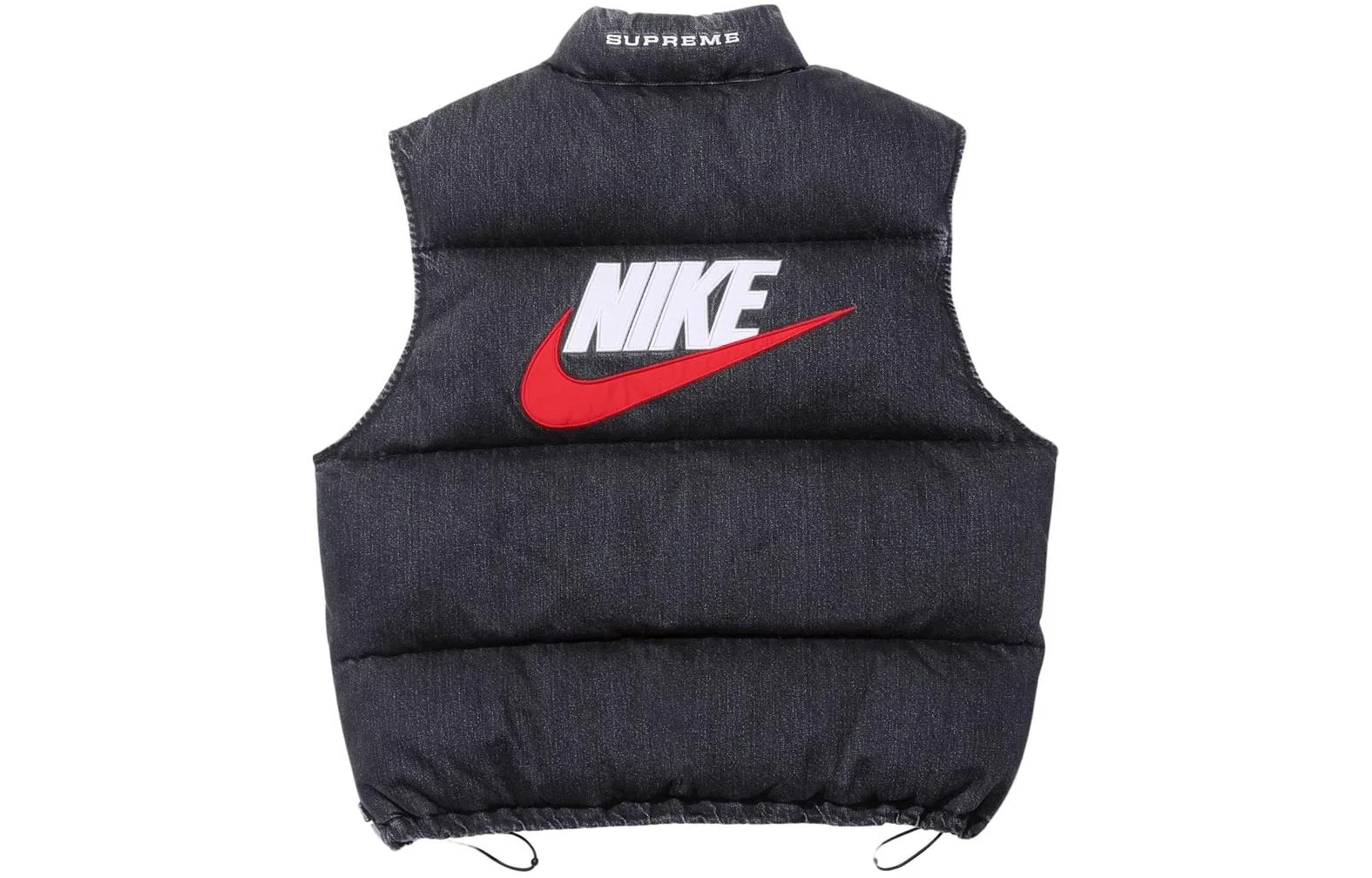 Supreme x Nike Denim Puffer Vest