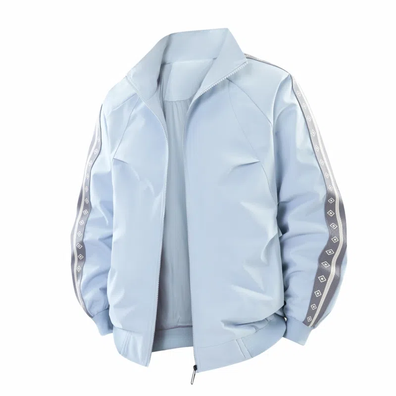 国际米兰足球俱乐部 复古休闲运动插肩条纹立领长袖夹克外套 男女同款