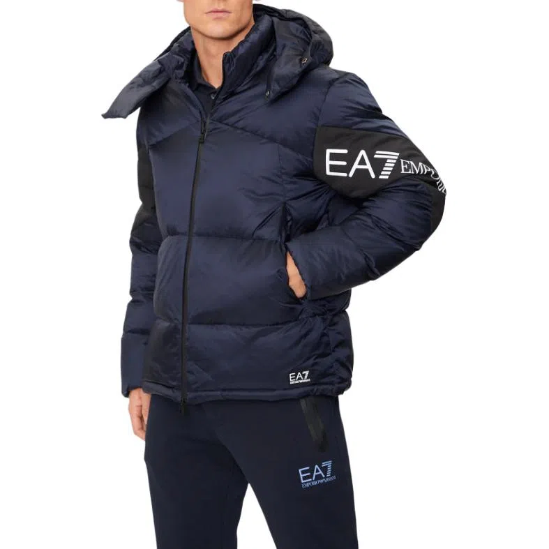 Emporio Armani EA7 Navy Down Jacket