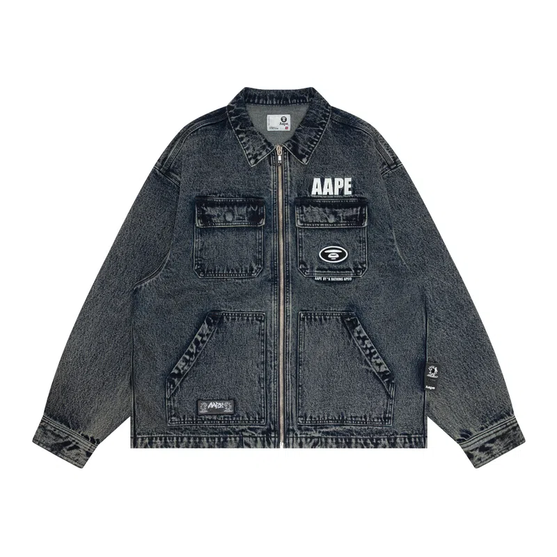 Aape Denim Jacket Black