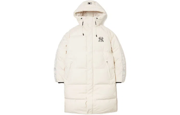 MLB Yankees Logo Long Down Jacket White