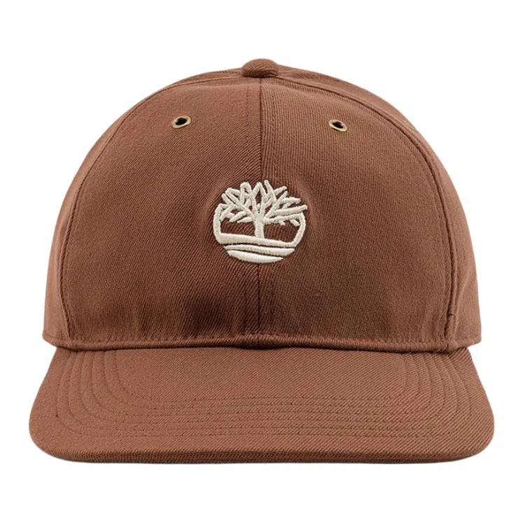 Timberland Logo Cap Brown Red