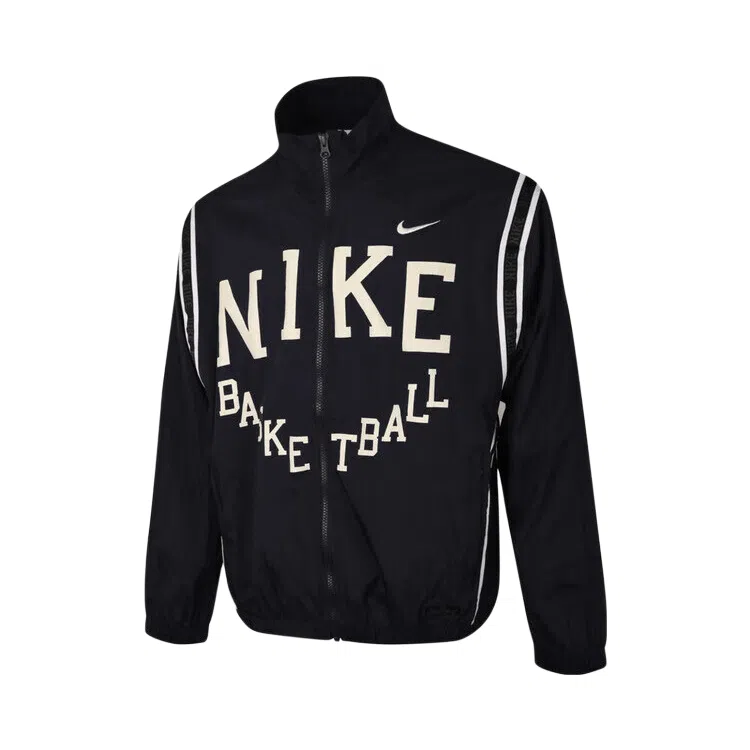 Nike Logo Letter Jacket Black