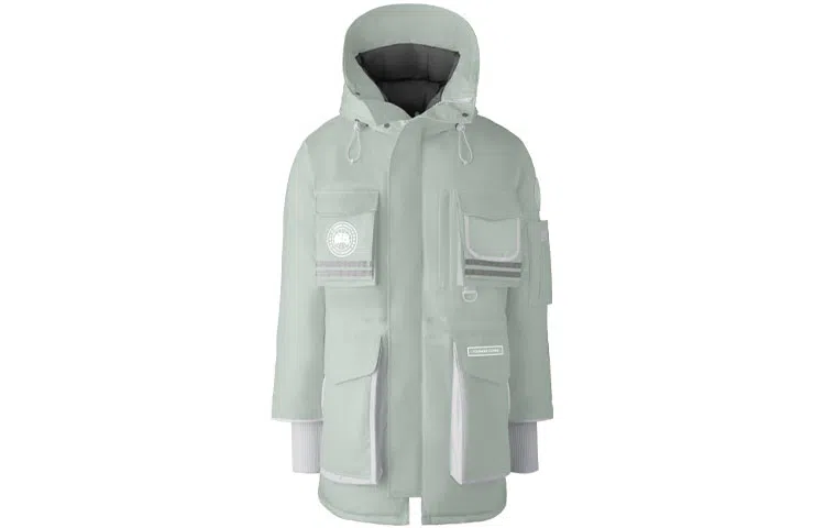 Canada Goose White Label Parka Light Blue
