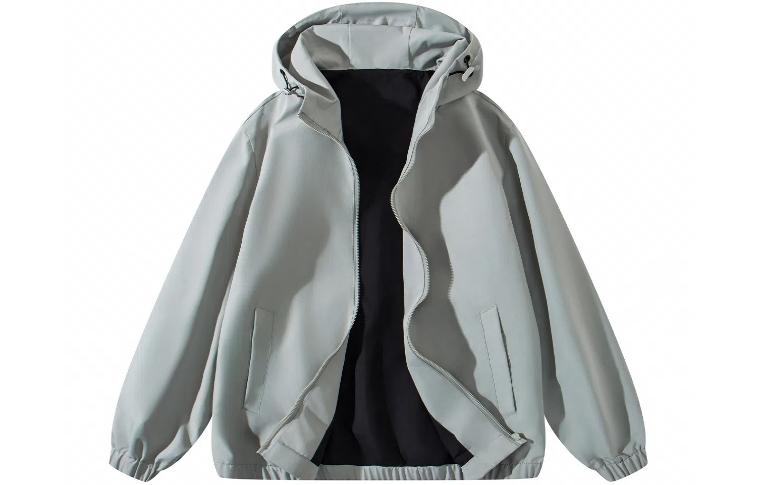 真维斯 山系户外纯色基础款学生党好物宽松落肩飞行百搭休闲连帽日常潮流百搭防风防水通勤夹克 男女同款