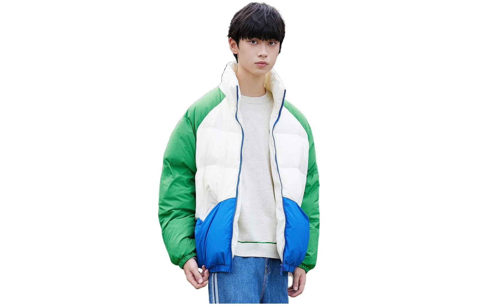 Metersbonwe Colorblock Down Jacket
