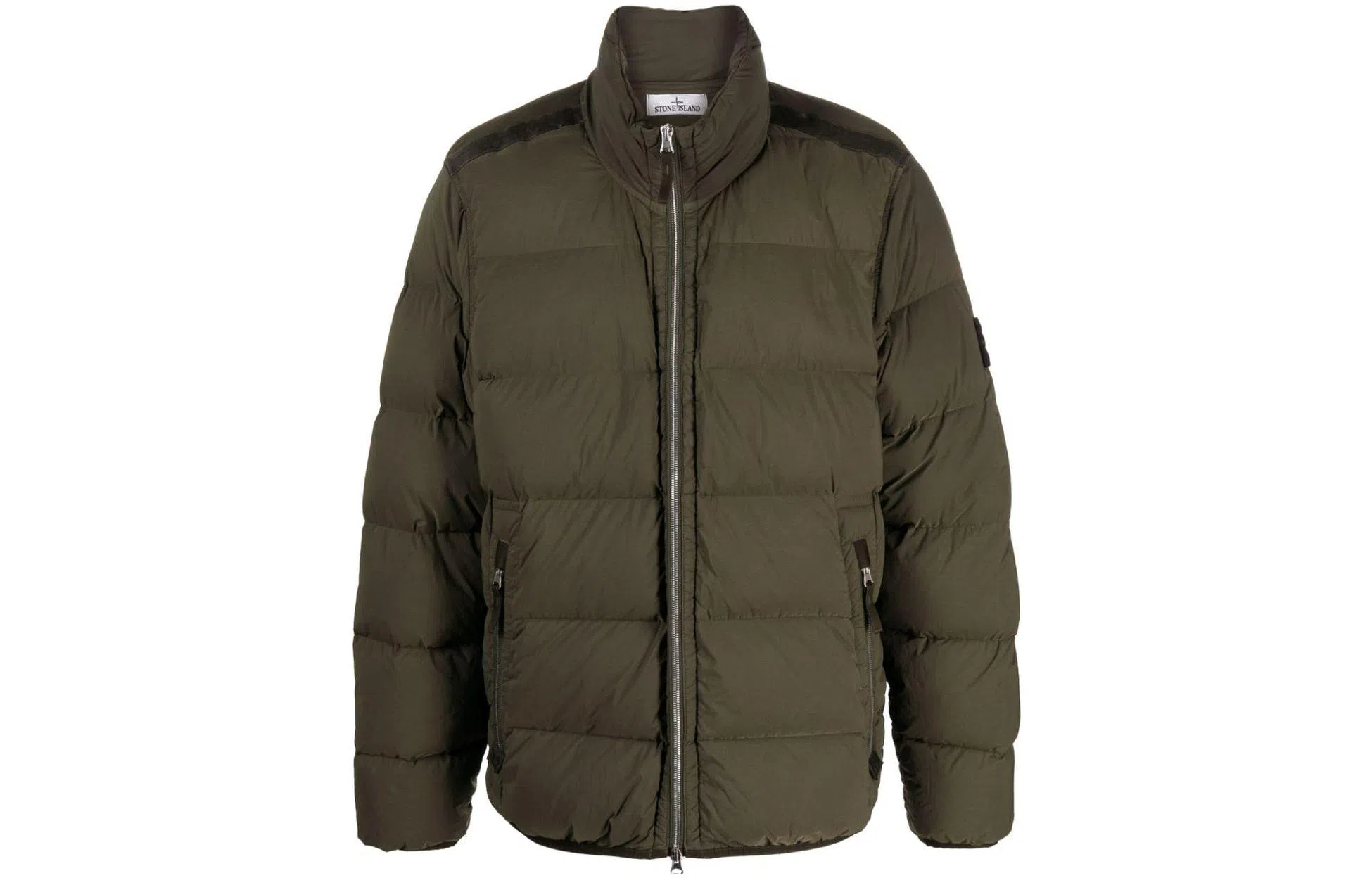 Stone Island Nylon Puffer Jacket Green