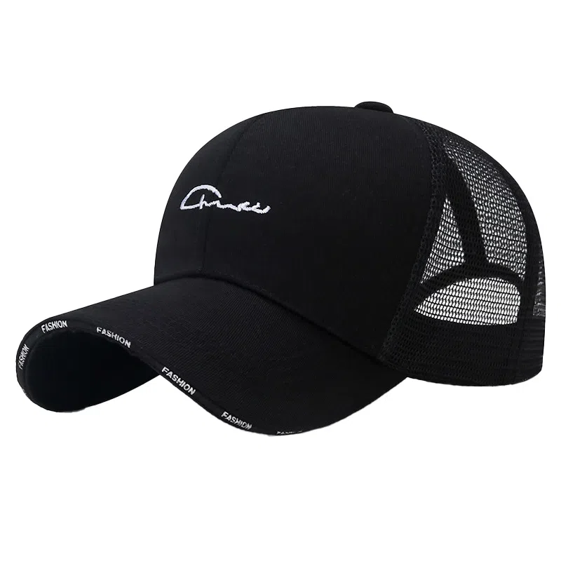 祎步康 时尚透气韩版潮百搭三明治户外休闲遮阳 涤纶 鸭舌帽 男女同款情侣款