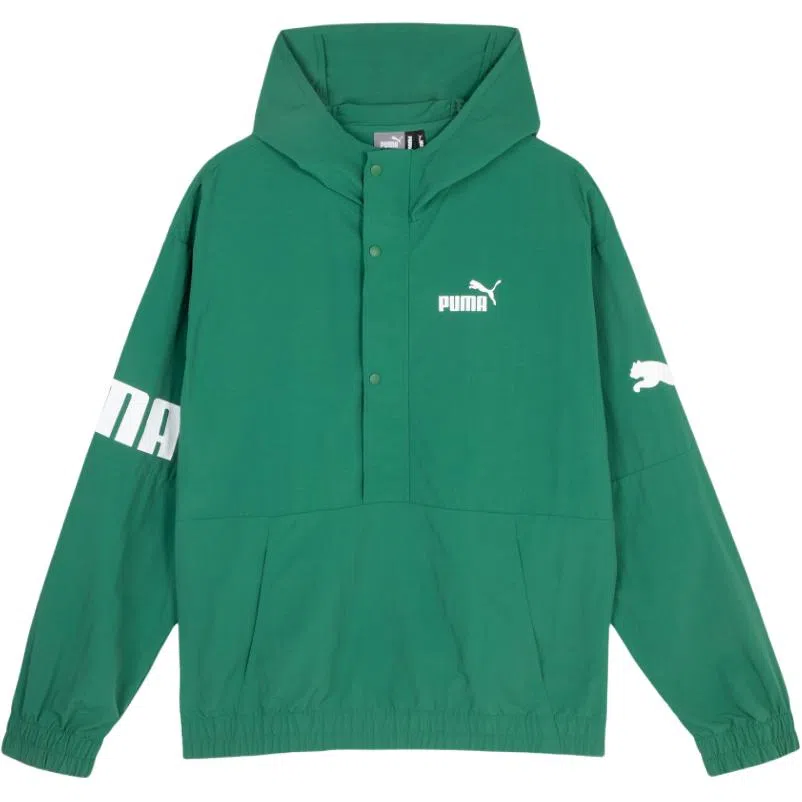 PUMA Hoodie Jacket Men's Dark Green