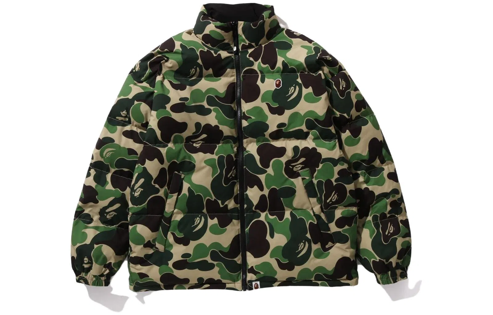 A BATHING APE Abc Camo Reversible Down Jacket
